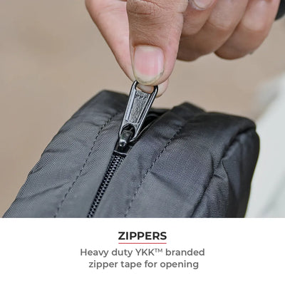 ViaTerra top tube cycling bag have YKK zippers