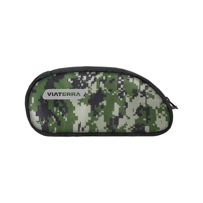 ViaTerra top tube cycling bag (woodland) front