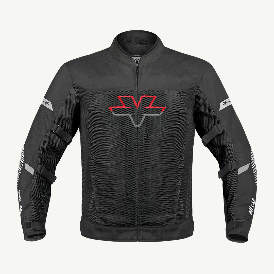 urban bike jacket Miller Urban Mesh Motorcycle Riding Jacket