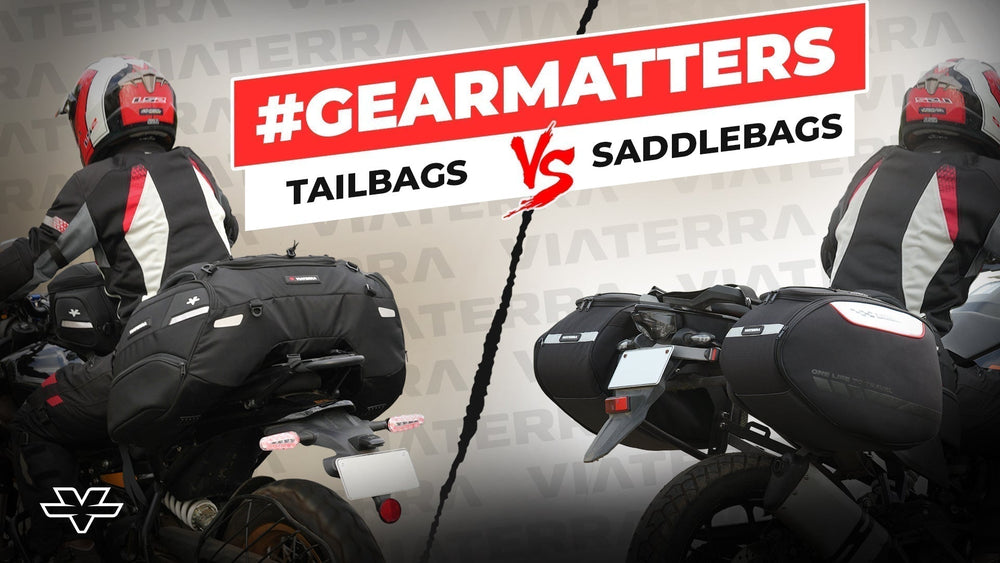 Saddlebags or Tail Bags? Find the Best Tail Bag for Motorcycle Tours