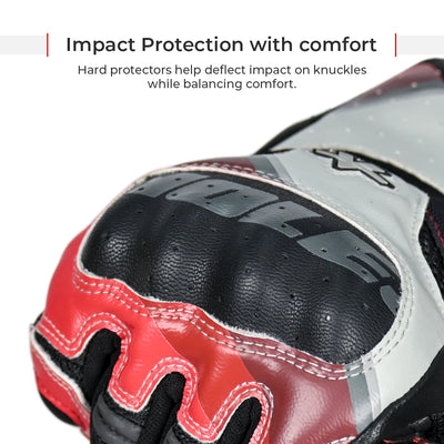 Holeshot Pro Hybrid Gloves is impact protected