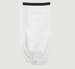 Deam Sealed Inner Liner - 1 set (2 nos.) White ankle socks with black trim on a white background