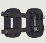 Holster - 1 No. Black protective gear with straps on a white background