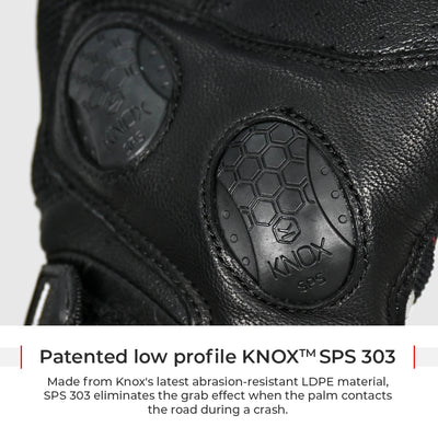 Holeshot Pro Hybrid Gloves have Knox SPS 303