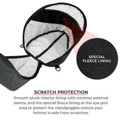 ViaTerra Essentials ADV Helmet Bag have scratch protection