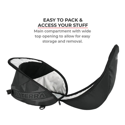 ViaTerra Essentials ADV Helmet Bag is easy to pack