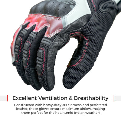 Holeshot Pro Hybrid Gloves for excellent ventilation and breathability