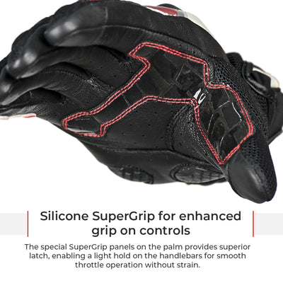 Holeshot Pro Hybrid Gloves with silicone supergrip