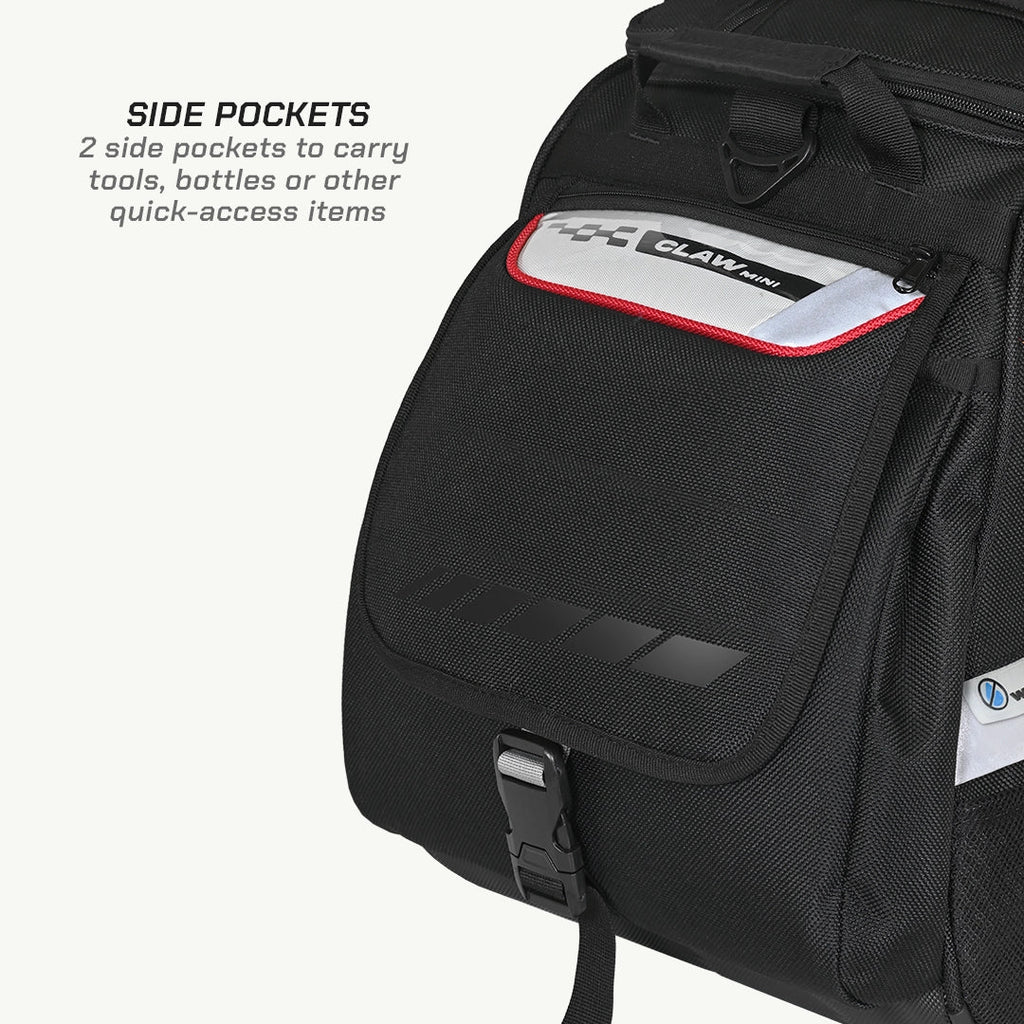 color_common ViaTerra claw mini - 100% waterproof motorcycle tailbag side pockets