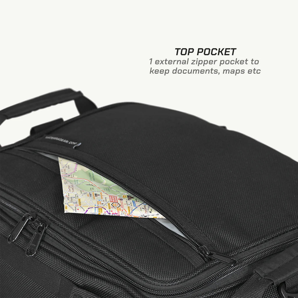 color_common ViaTerra claw mini - 100% waterproof motorcycle tailbag have top pocket