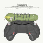color_common ViaTerra claw mini - 100% waterproof motorcycle tailbag with molle loops