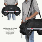 color_common ViaTerra claw mini - 100% waterproof motorcycle tailbag have multiple carrying option