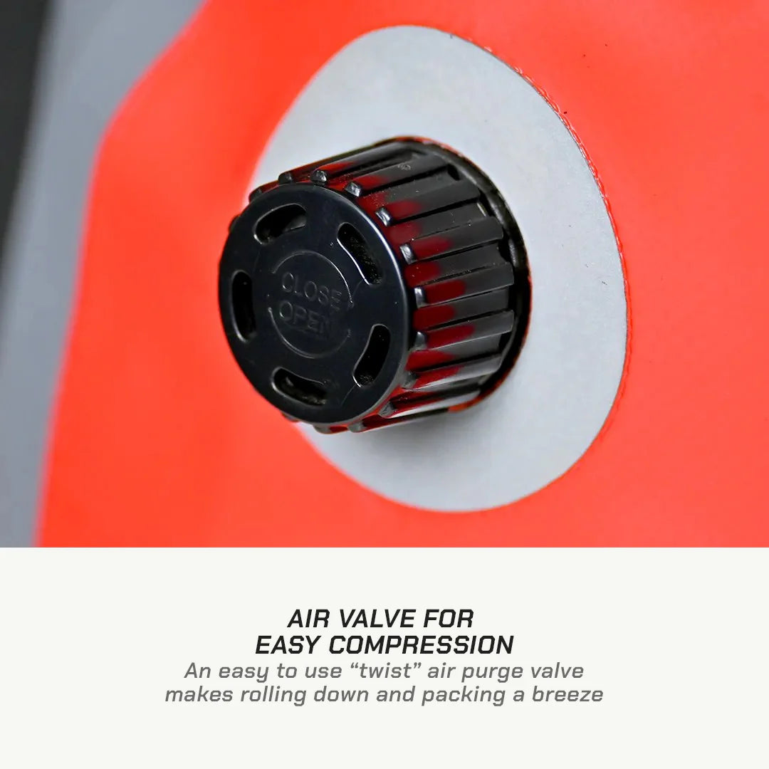 color_common ViaTerra drybag 55l - 100% waterproof motorcycle tailbag has air valve for easy compression