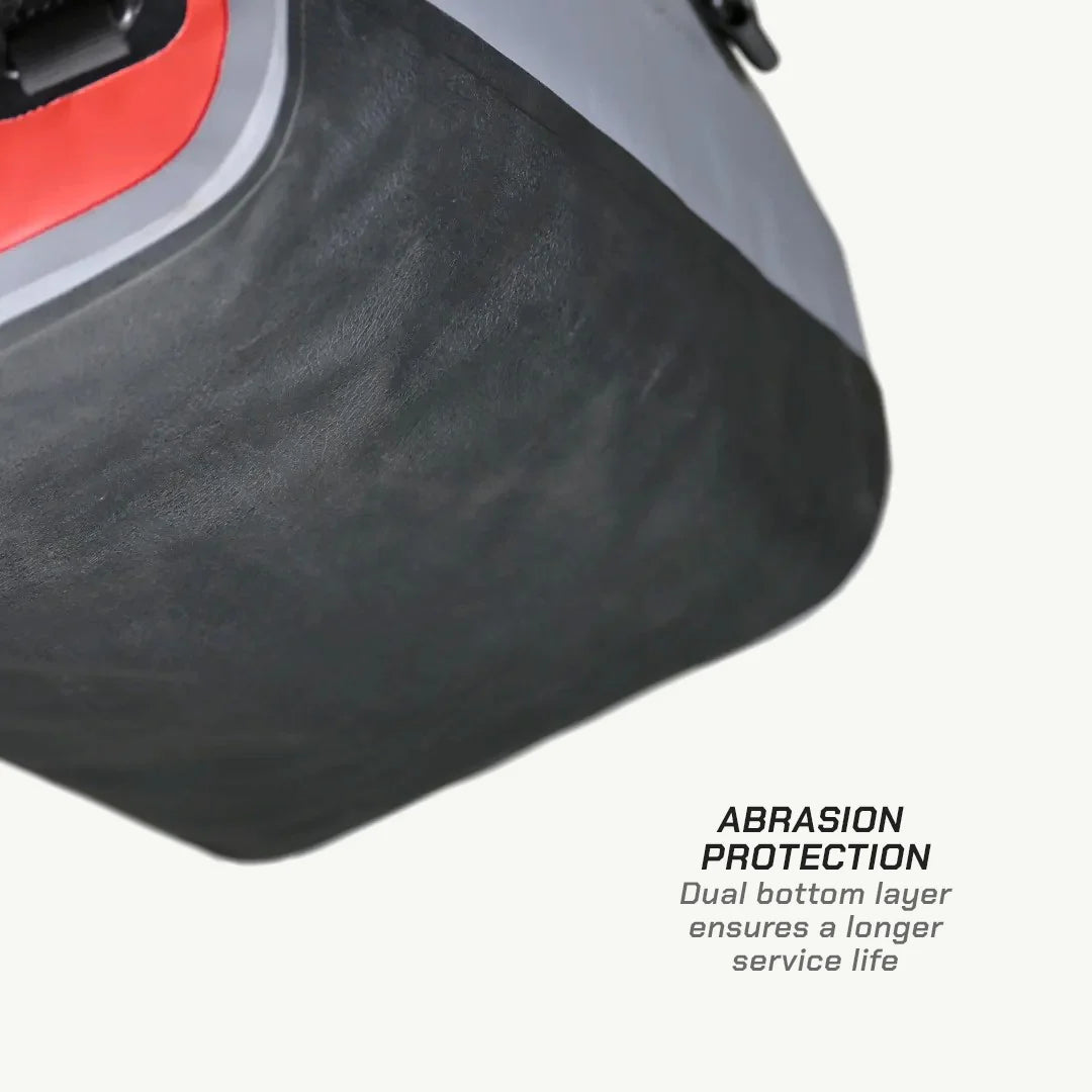 color_common ViaTerra drybag 55l - 100% waterproof motorcycle tailbag with abrasion protection