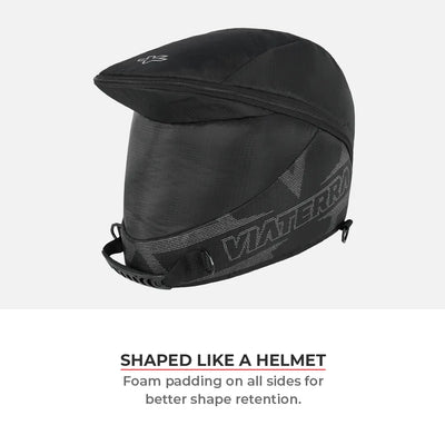 ViaTerra Essentials ADV Helmet Bag have shaped like a helmet