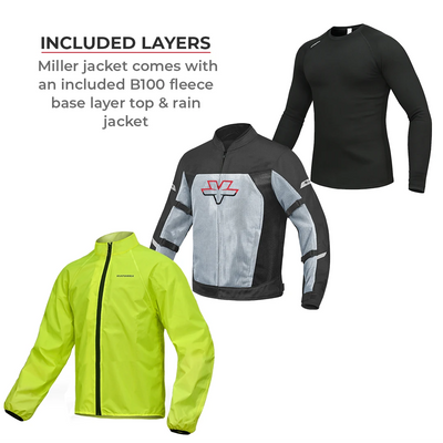 MILLER – STREET MESH RIDING JACKET WITH LINERS