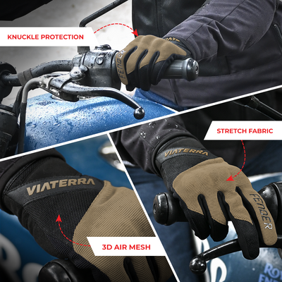 FENDER – DAILY USE MOTORCYCLE GLOVES FOR MEN
