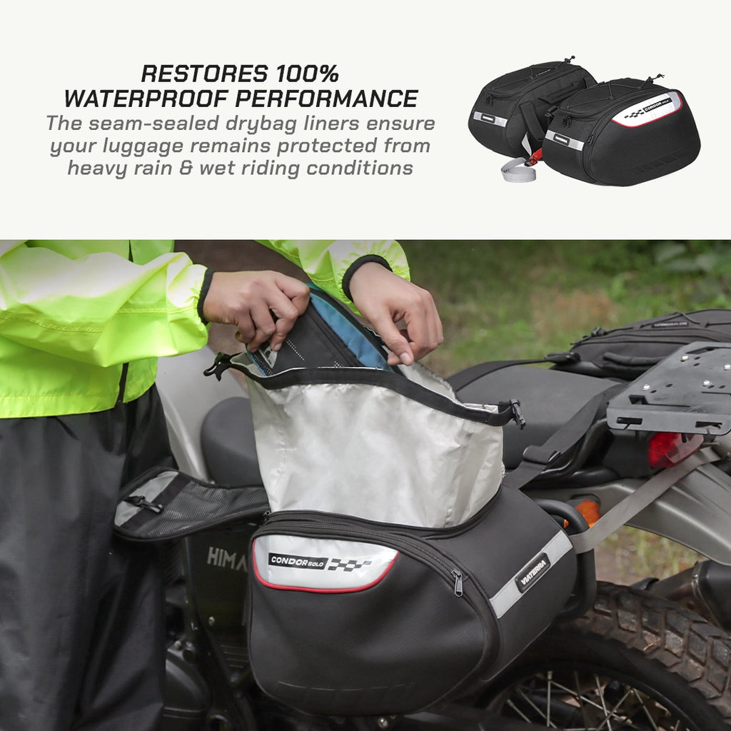 Replacement liner set - condor solo motorcycle saddlebags