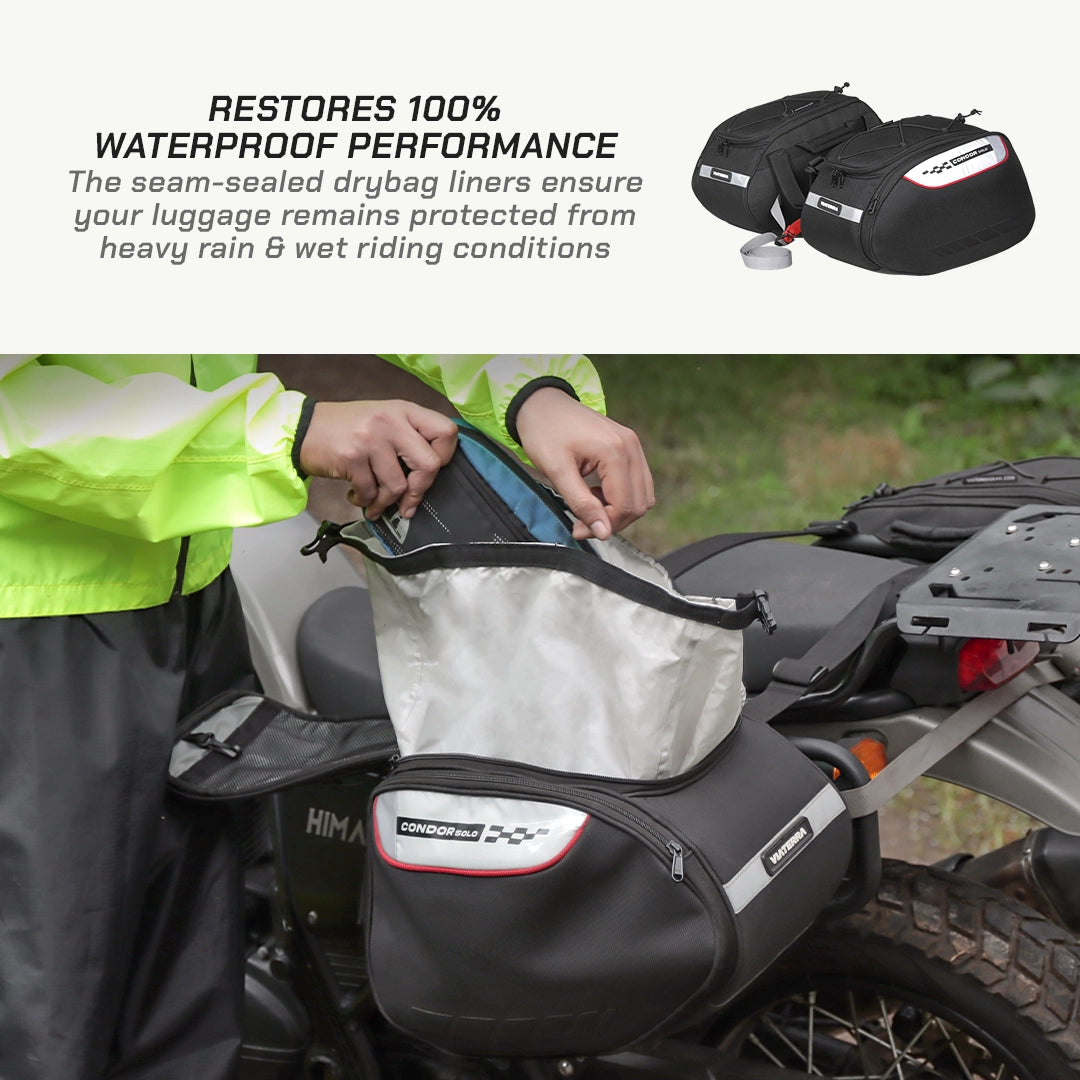 Replacement liner set - condor solo motorcycle saddlebags