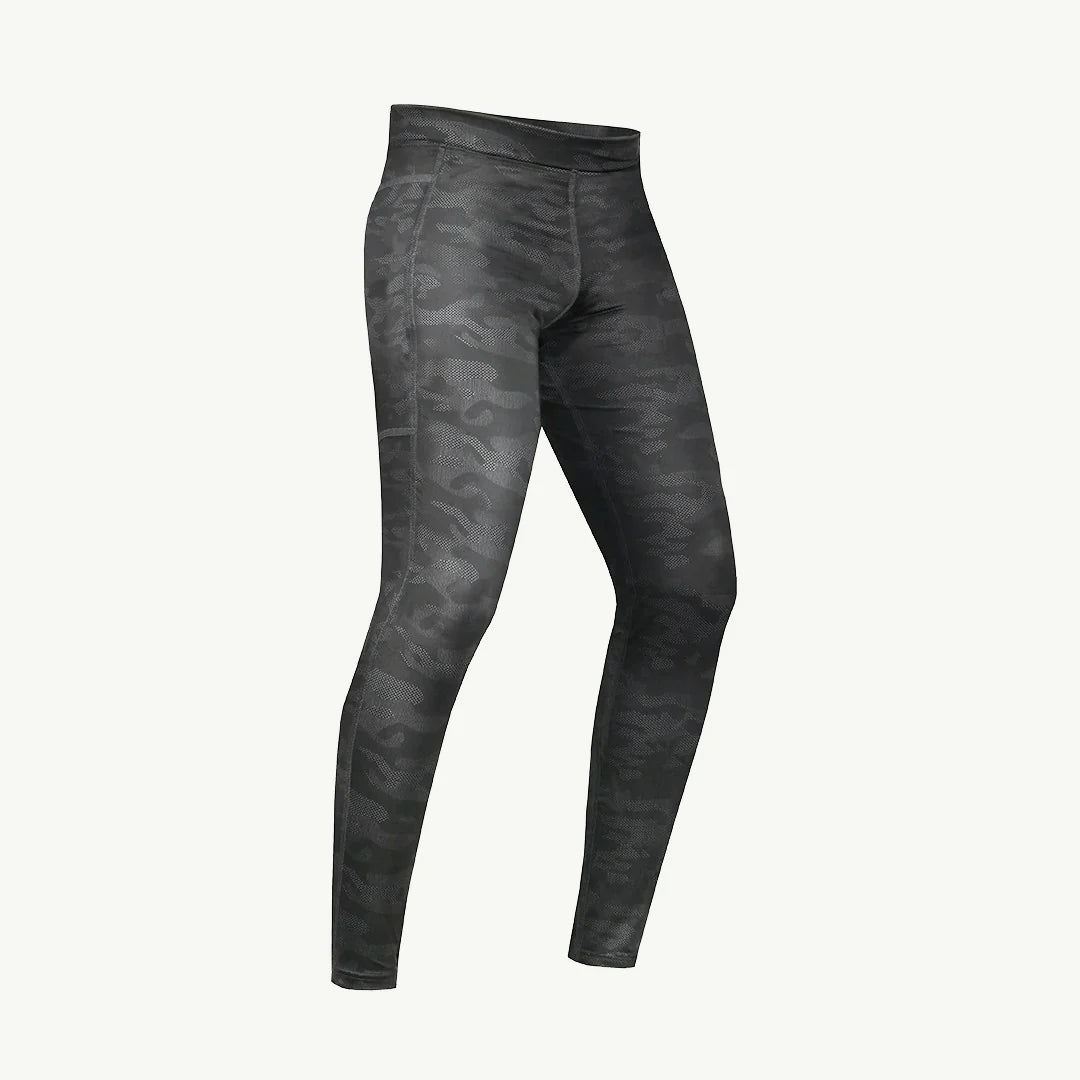 color_grey ViaTerra 2nd SKIN BASE LAYER - Grey Camo