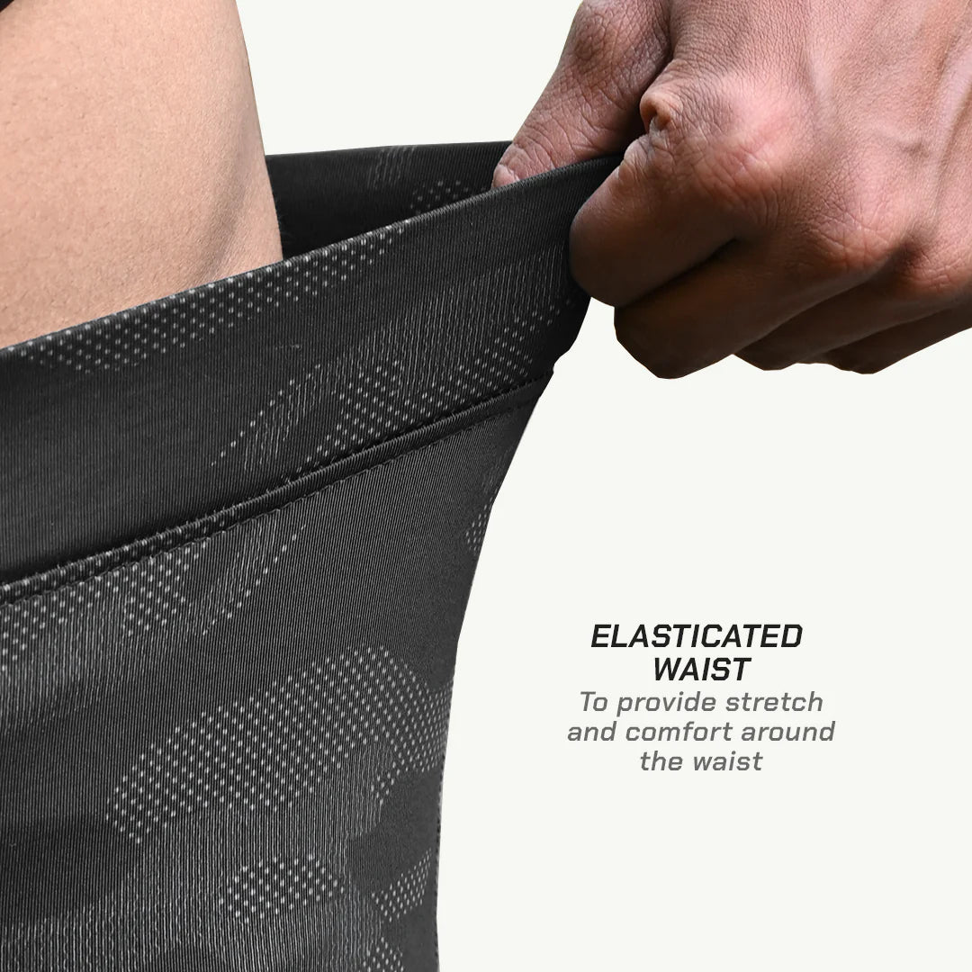 color_grey ViaTerra 2nd SKIN BASE LAYER - Elacticated Waist - Grey Camo