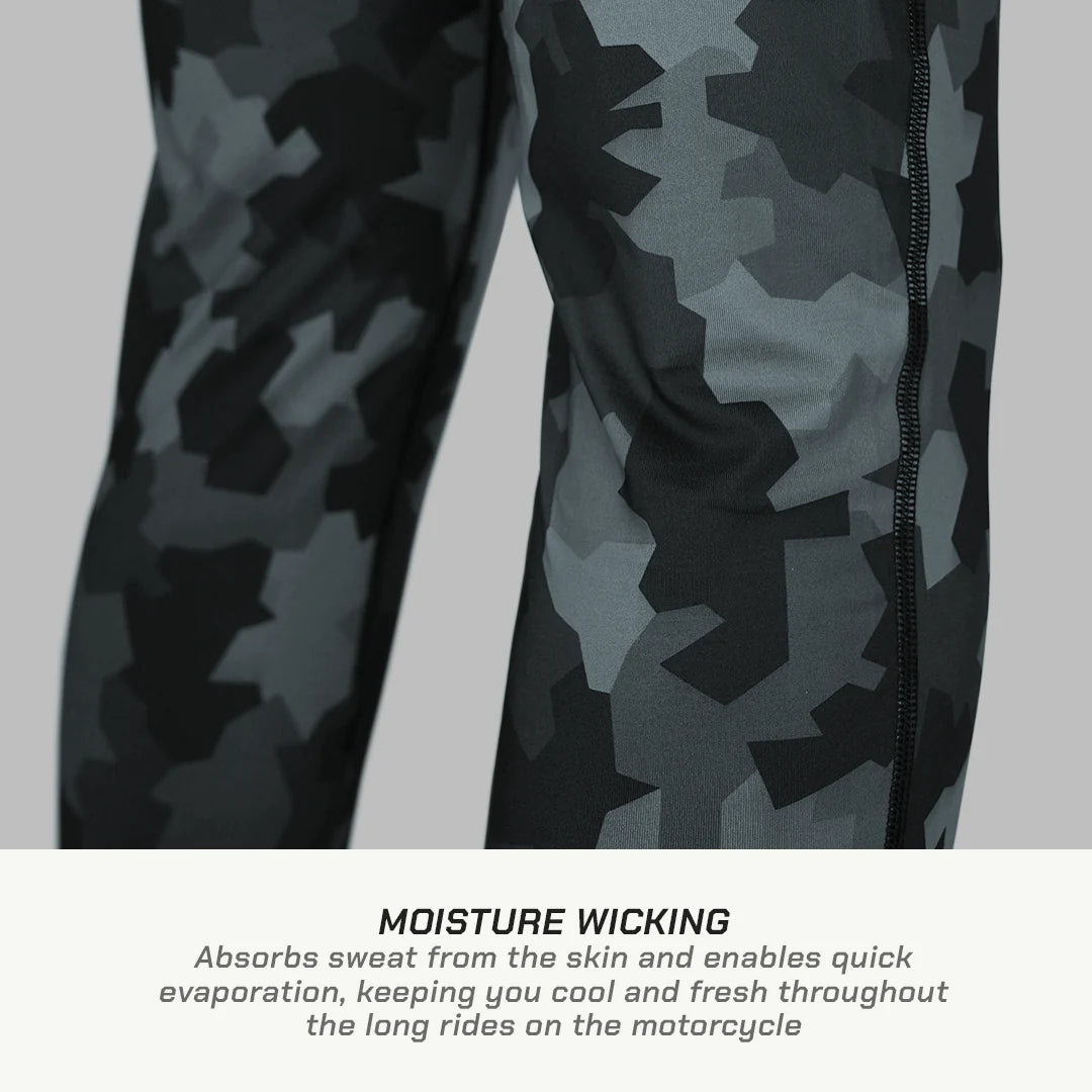 color_common ViaTerra 2nd SKIN BASE LAYER - 4 Way Stretch - Star Print