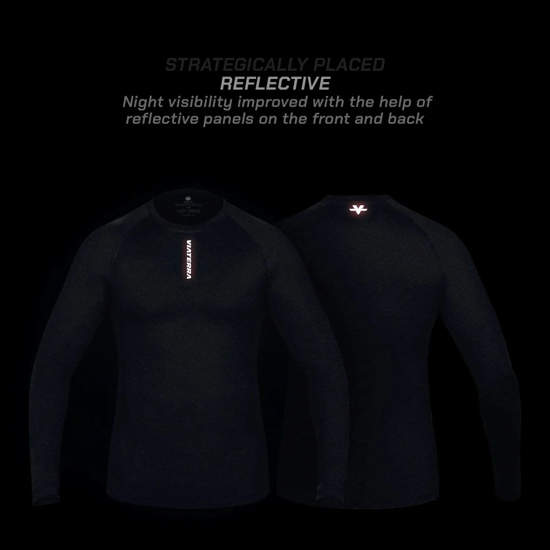 color_grey ViaTerra 2nd SKIN BASE LAYER - Reflective (Grey)
