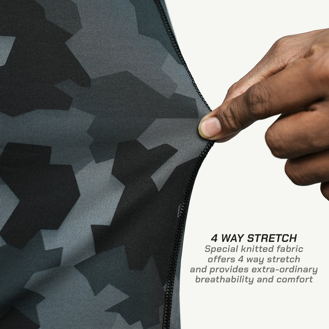 color_common ViaTerra 2nd SKIN BASE LAYER - 4 Way Stretch - Star Print