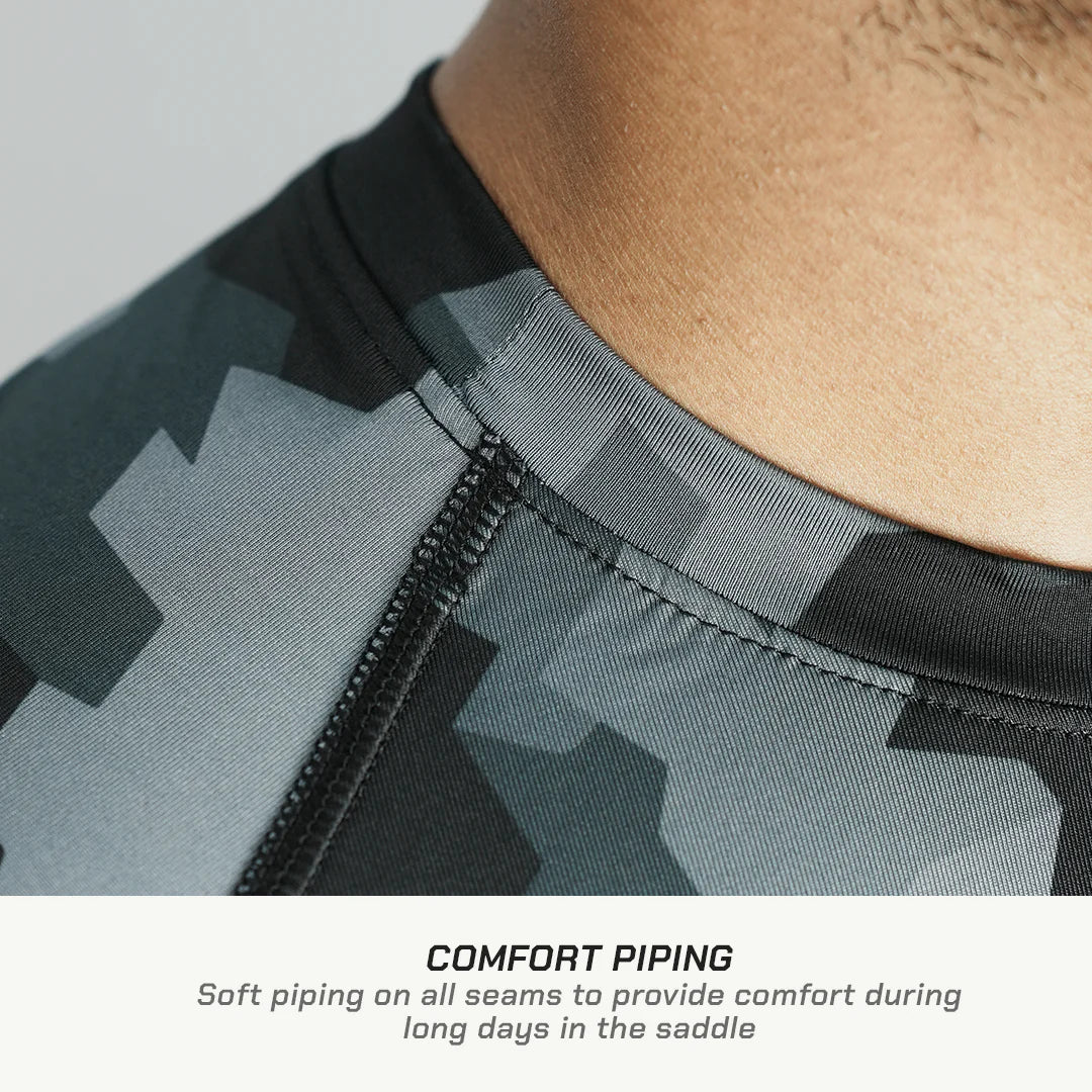 color_common ViaTerra 2nd SKIN BASE LAYER - Comfort Piping - Star Print