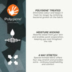 color_common ViaTerra 2nd skin balaclava - motorcycle helmet liner with polygiene