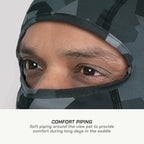 color_common ViaTerra 2nd skin balaclava - motorcycle helmet liner has comfort piping