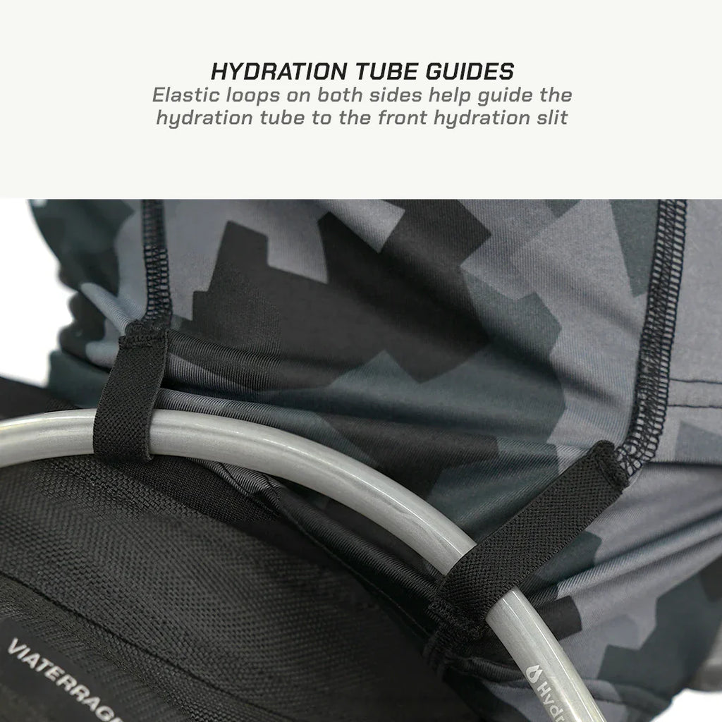 color_common ViaTerra 2nd skin balaclava - motorcycle helmet liner with hydration tube guides