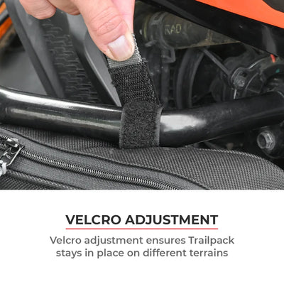 ViaTerra adventure trailpack (set of 2) for ktm adv 390 & ktm adv 250 have velcro abjustment