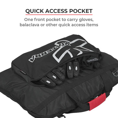 ViaTerra essentials - motorcycle riding apparel bag has quick access pocket