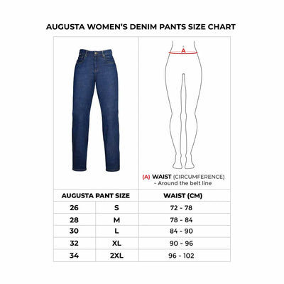 ViaTerra austin – daily riding jeans for women size chart