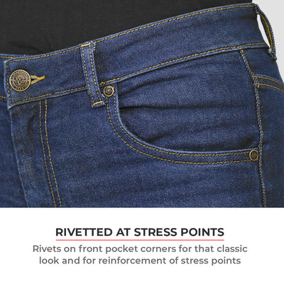 ViaTerra augusta – daily riding jeans for women is riveted at stress points