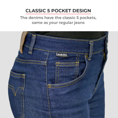 ViaTerra augusta – daily riding jeans for women have a classic 5 pocket design
