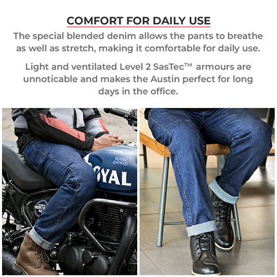 ViaTerra austin – daily riding jeans for men is comfortable for daily use