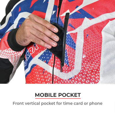 ViaTerra corbett custom color - off road trail riding jacket have mobile pocket