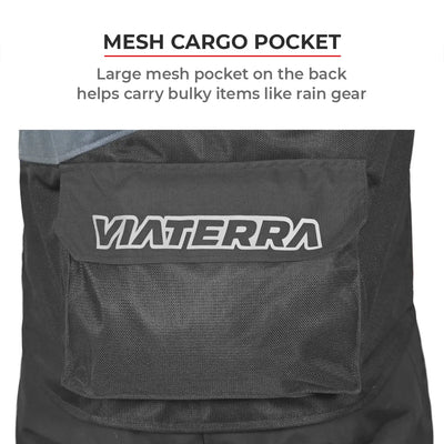 ViaTerra corbett monochrome - off road trail riding jacket have mesh cargo pocket