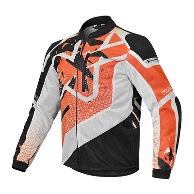 ViaTerra corbett custom color - off road trail riding jacket (side-orange and black)
