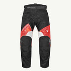 color_common Black pants with red and white accents on a white background