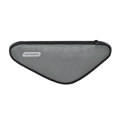 ViaTerra cycling frame bag (grey) front