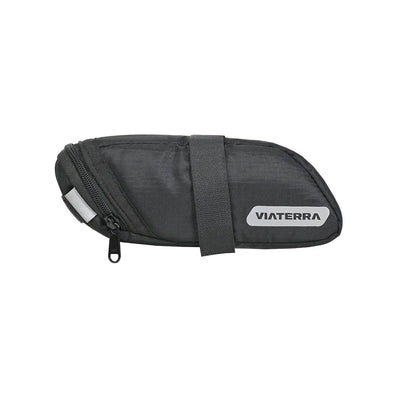 ViaTerra cycling saddle bag (black) front