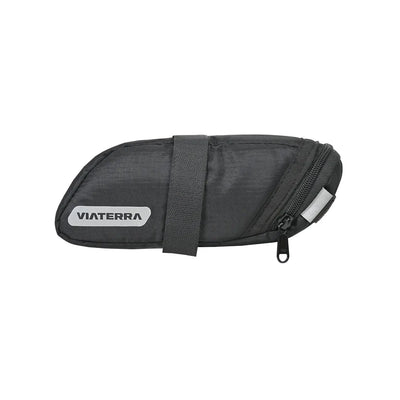 ViaTerra cycling saddle bag (black) front-1