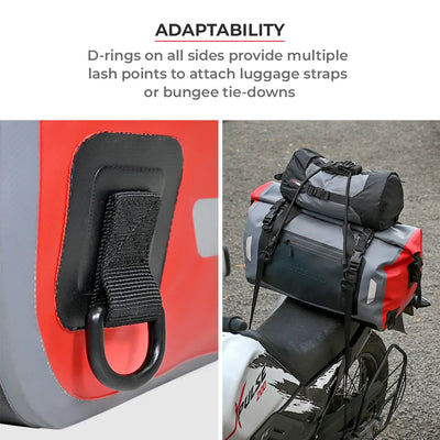 ViaTerra DryBag 40L - 100% Waterproof Motorcycle Tailbag (Universal)