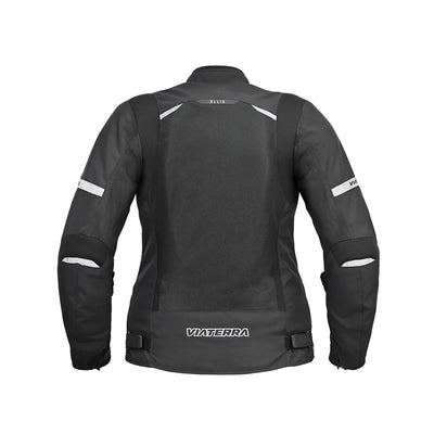 ViaTerra ellis – women's street mesh riding jacket (black) back