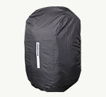 External Rain-cover - 1 No. A dark gray waterproof rain cover for a bicycle, shown from the back against a plain off-white background.