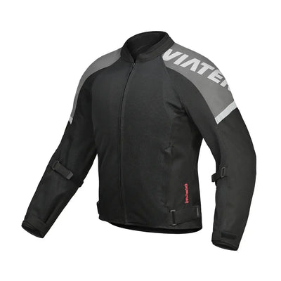ViaTerra fender – urban mesh riding jacket with base layer (side-grey)