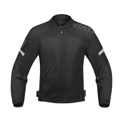 ViaTerra fender – urban mesh riding jacket with base layer (front-black)